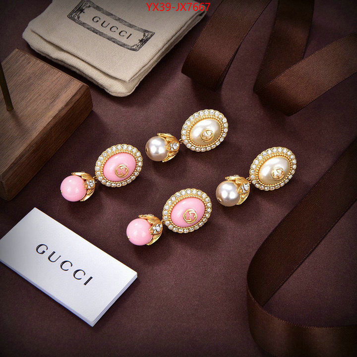 Jewelry-Gucci can you buy knockoff ID: JX7667 $: 39USD