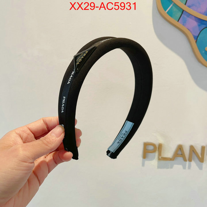 Hair band-Prada luxury fake ID: AC5931 $: 29USD