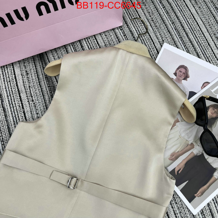 Clothing-MIU MIU the best affordable ID: CC6645 $: 119USD