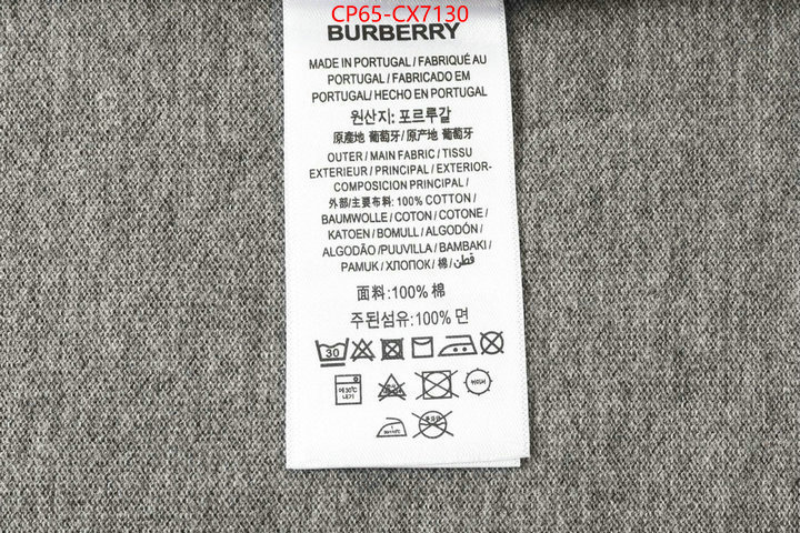 Clothing-Burberry luxury fake ID: CX7130 $: 65USD