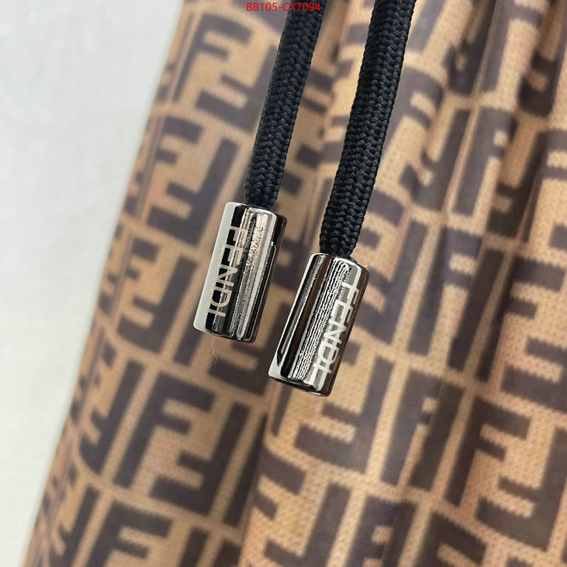 Clothing-Fendi best quality fake ID: CX7094 $: 105USD