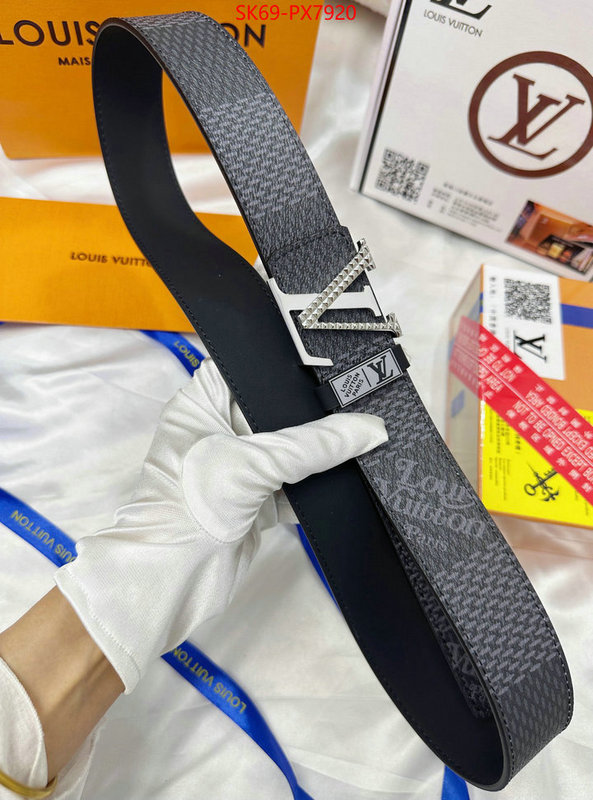 Belts-LV designer fake ID: PX7920 $: 69USD