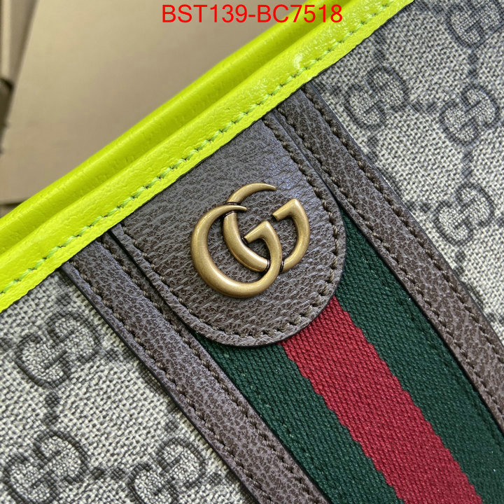 Gucci Bags(TOP)-Clutch- wholesale replica shop ID: BC7518 $: 139USD,