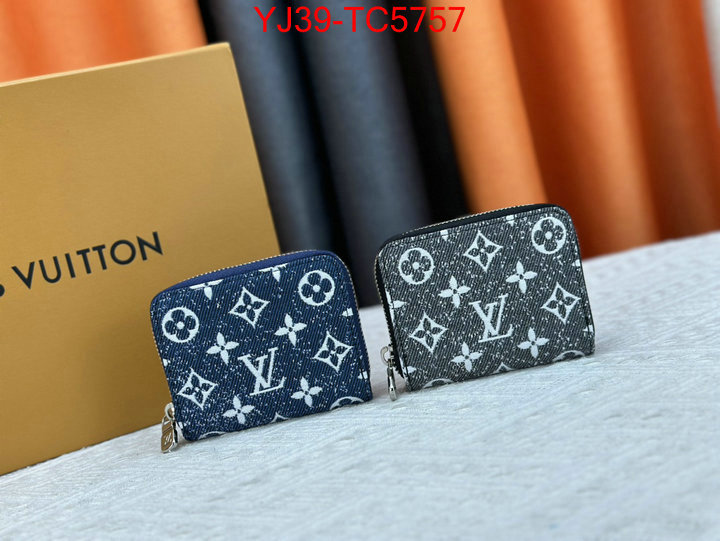 LV Bags(4A)-Wallet luxury 7 star replica ID: TC5757 $: 39USD,