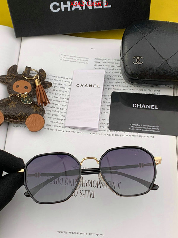 Glasses-Chanel fake aaaaa ID: GX8610 $: 42USD