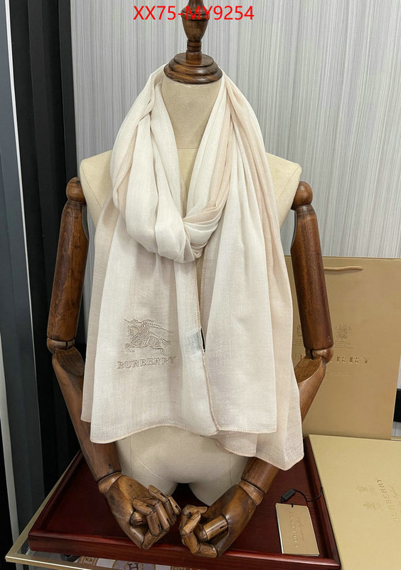 Scarf-Burberry replica shop ID: MY9254 $: 75USD