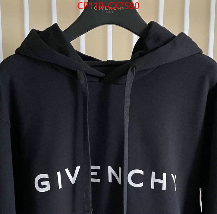 Clothing-Givenchy luxury cheap ID: CX7590 $: 119USD