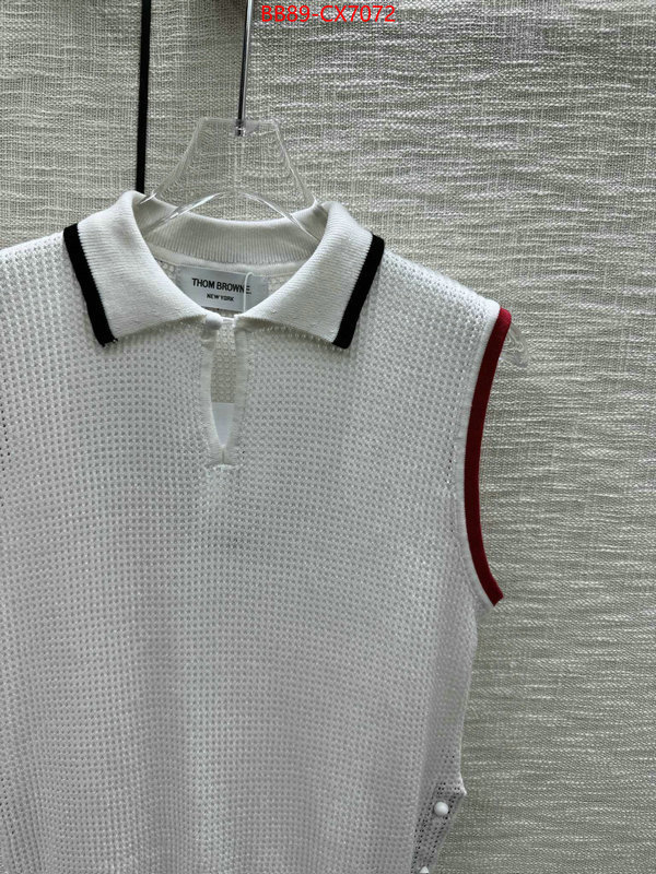 Clothing-Thom Browne for sale cheap now ID: CX7072 $: 89USD