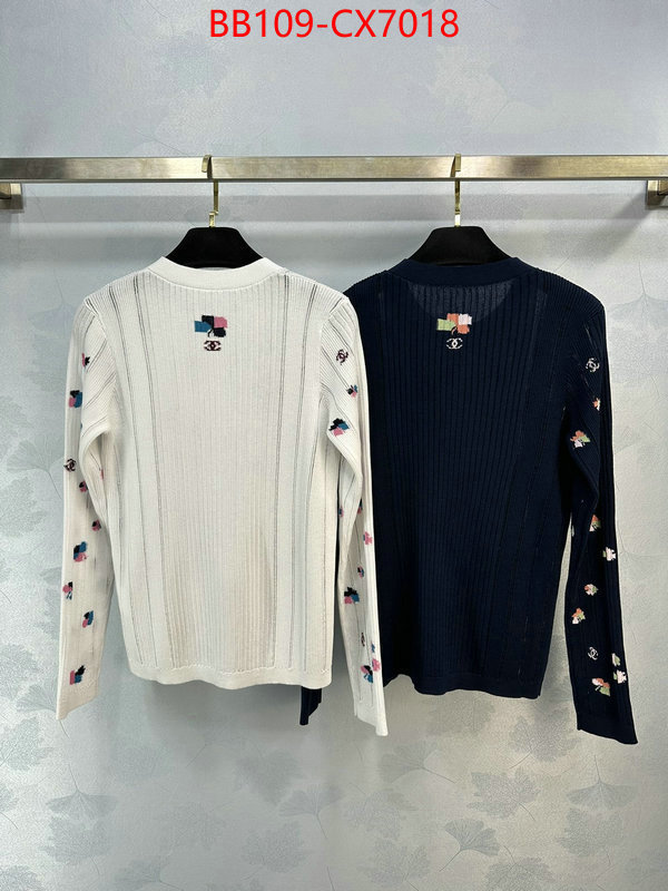 Clothing-Chanel where to find the best replicas ID: CX7018 $: 109USD