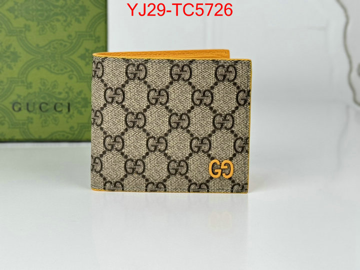 Gucci Bags(4A)-Wallet- best website for replica ID: TC5726 $: 29USD,