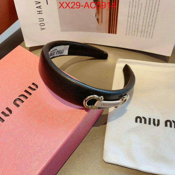 Hair band-MIU MIU 2024 luxury replicas ID: AC5914 $: 29USD