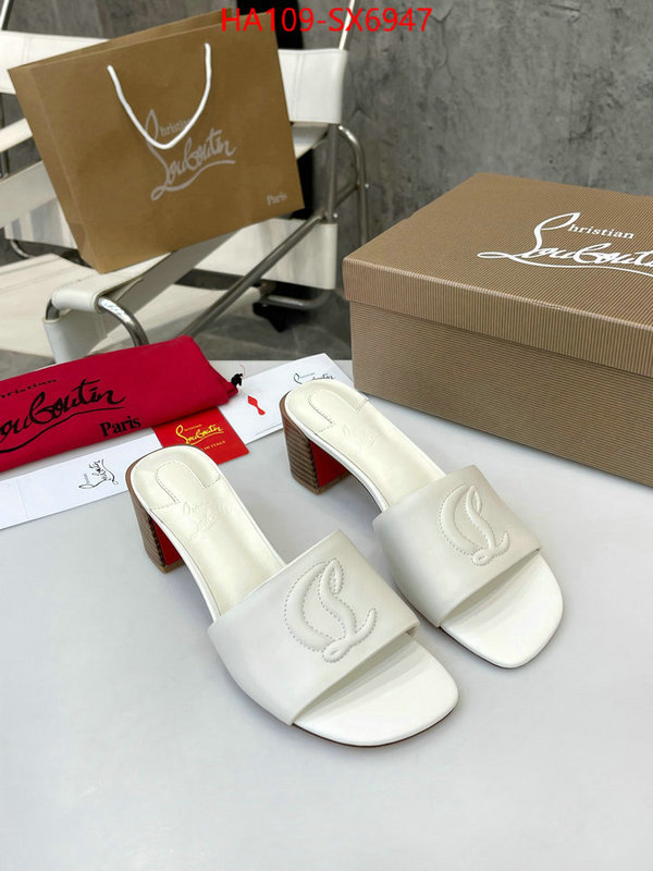 Women Shoes-Christian Louboutin designer fake ID: SX6947 $: 109USD