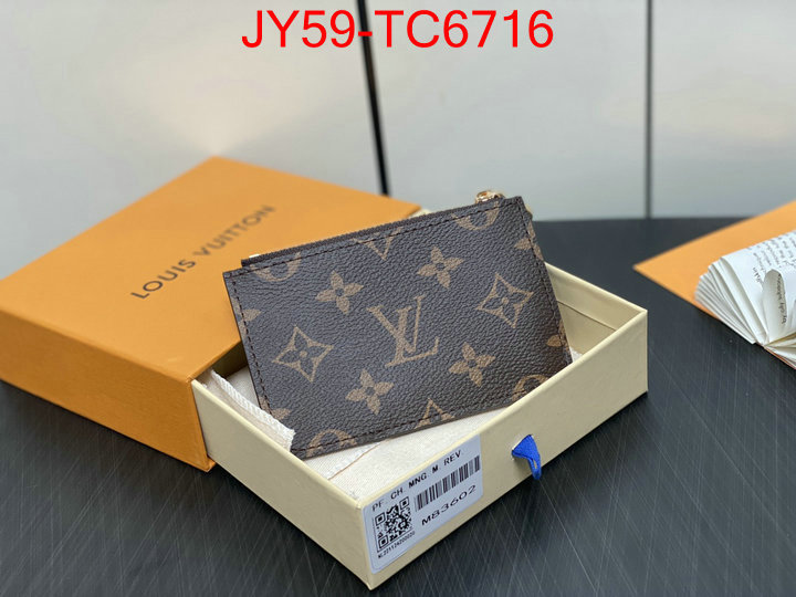 LV Bags(TOP)-Wallet online china ID: TC6716 $: 59USD,