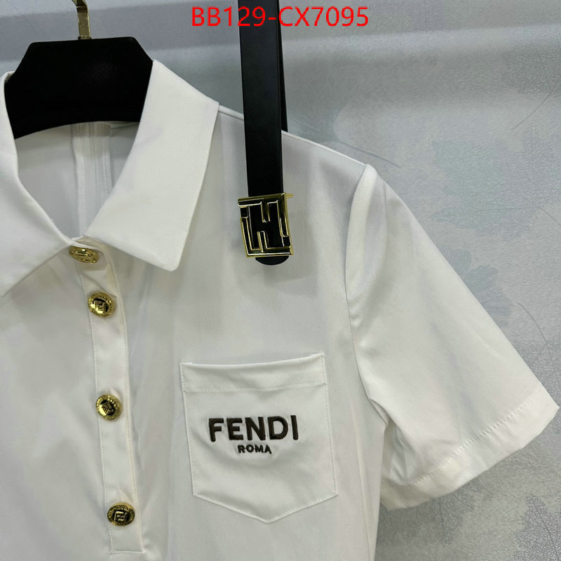 Clothing-Fendi hot sale ID: CX7095 $: 129USD