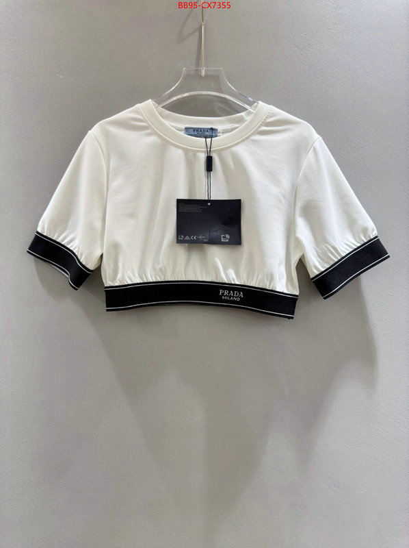 Clothing-Prada high quality aaaaa replica ID: CX7355 $: 95USD