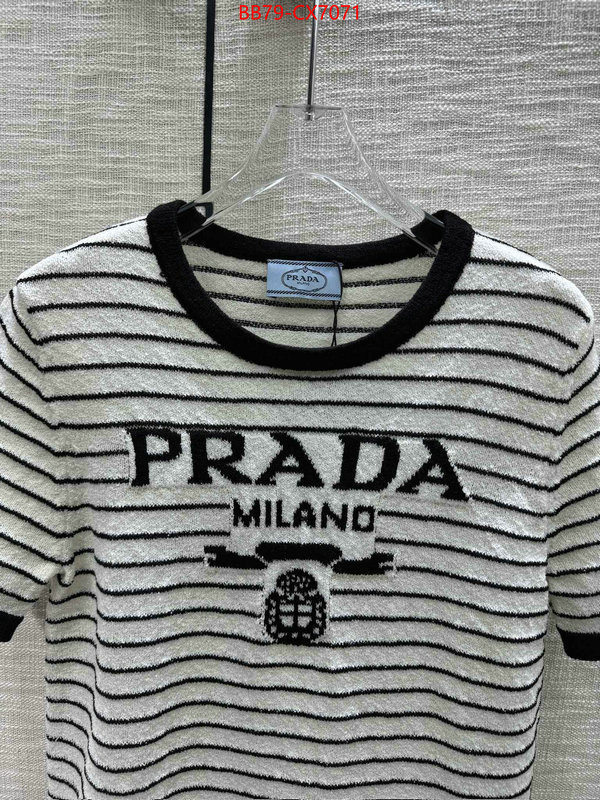 Clothing-Prada online sale ID: CX7071 $: 79USD