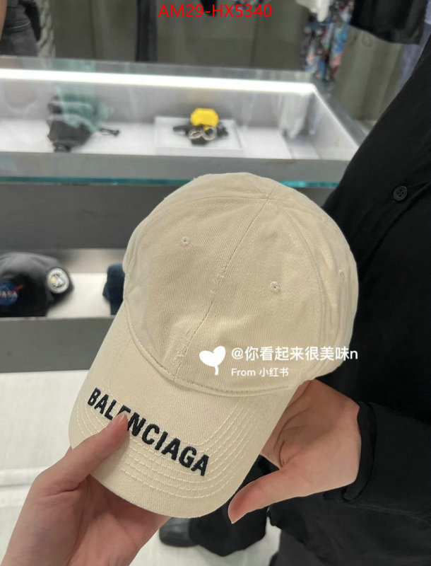 Cap(Hat)-Balenciaga aaaaa class replica ID: HX5340 $: 29USD