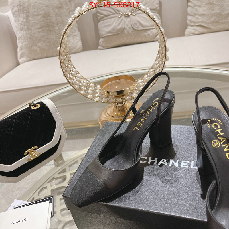 Women Shoes-Chanel wholesale designer shop ID: SX8217 $: 115USD