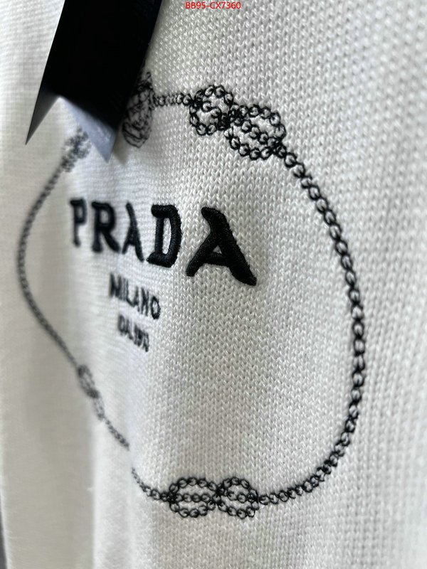 Clothing-Prada best fake ID: CX7360 $: 95USD