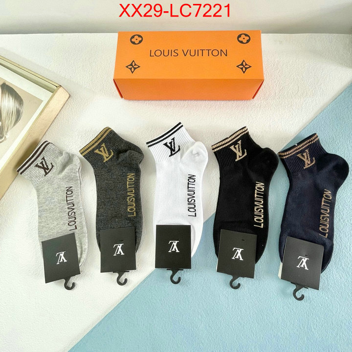 Sock-LV 2024 aaaaa replica 1st copy ID: LC7221 $: 29USD