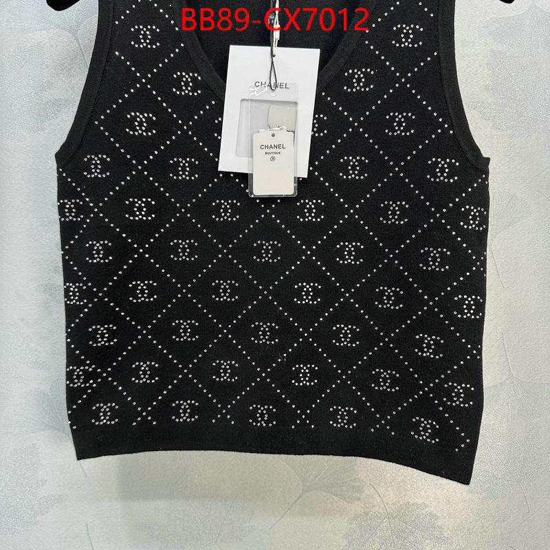 Clothing-Chanel what is top quality replica ID: CX7012 $: 89USD