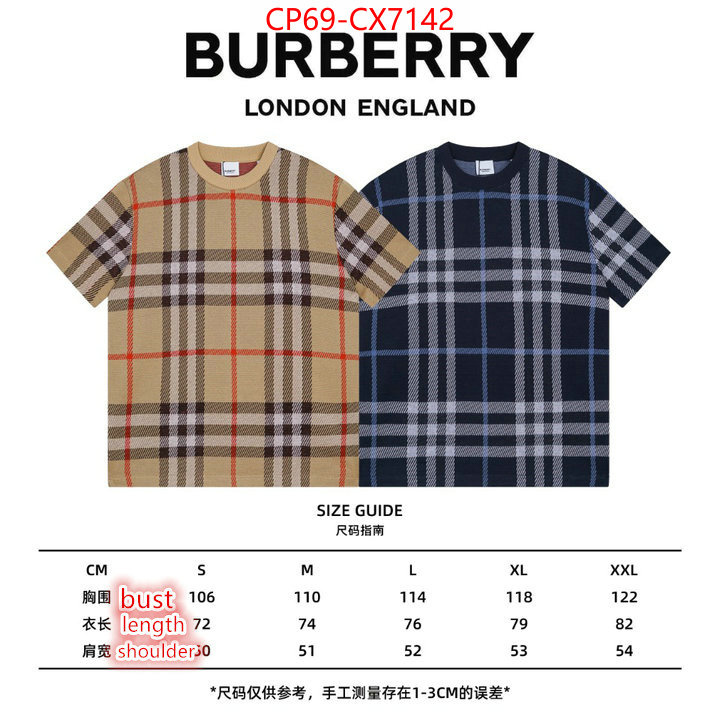 Clothing-Burberry fake aaaaa ID: CX7142 $: 69USD