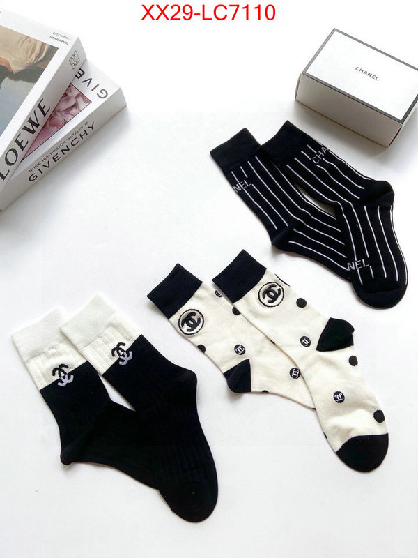 Sock-Chanel wholesale designer shop ID: LC7110 $: 29USD