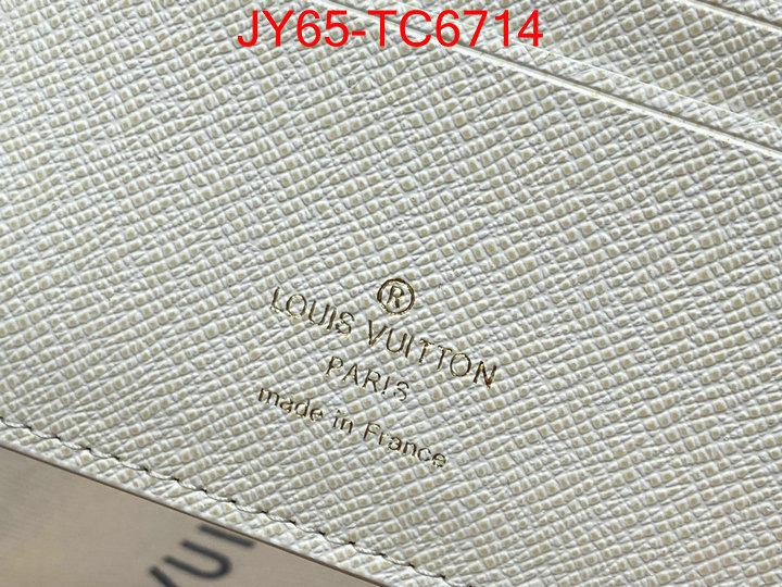 LV Bags(TOP)-Wallet 2024 replica wholesale cheap sales online ID: TC6714 $: 65USD,