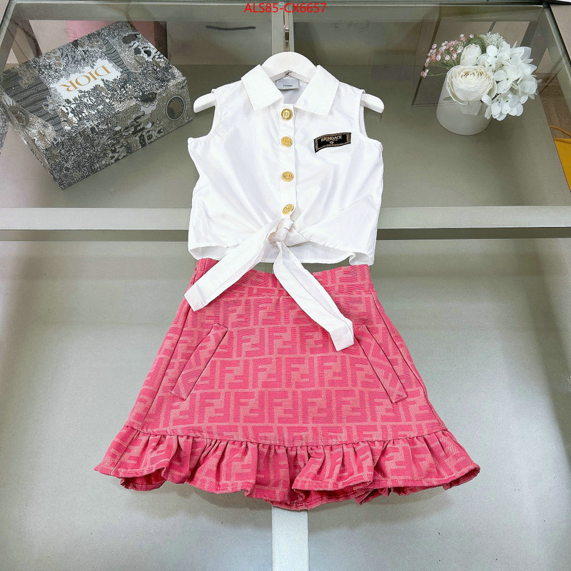 Kids clothing-Fendi where quality designer replica ID: CX6657 $: 85USD