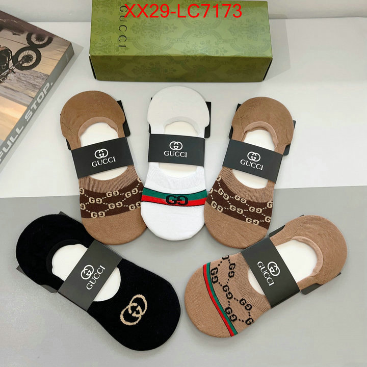 Sock-Gucci where could you find a great quality designer ID: LC7173 $: 29USD