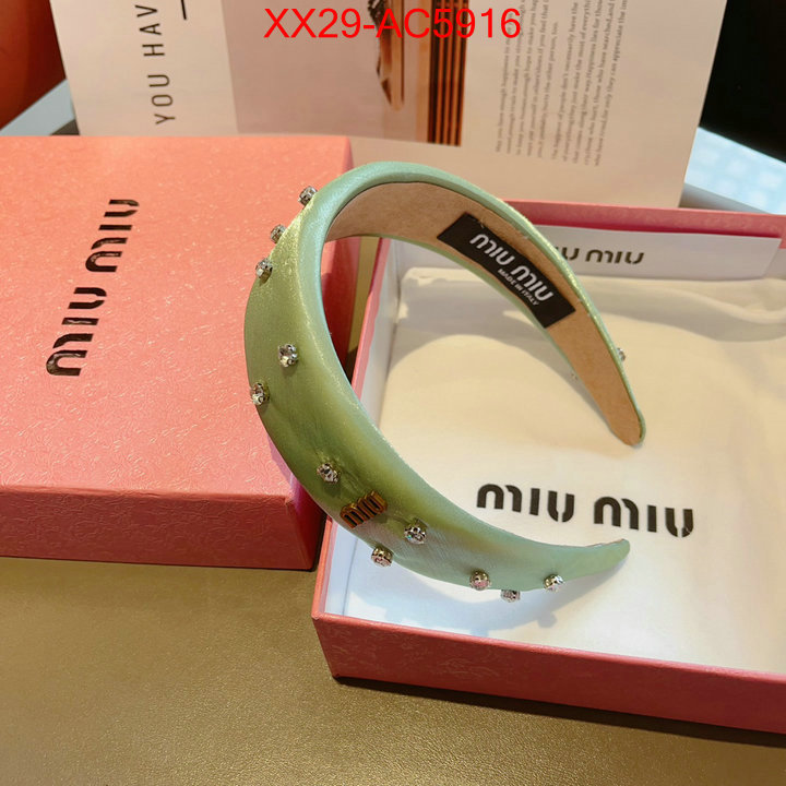 Hair band-MIU MIU every designer ID: AC5916 $: 29USD