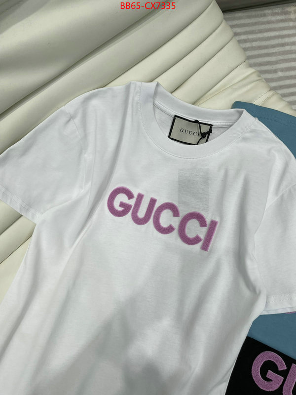 Clothing-Gucci wholesale replica ID: CX7335 $: 65USD