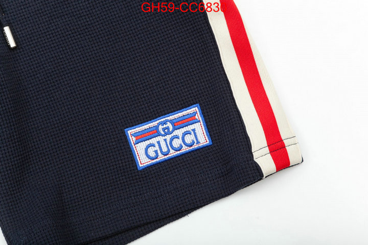 Clothing-Gucci designer wholesale replica ID: CC6830 $: 59USD