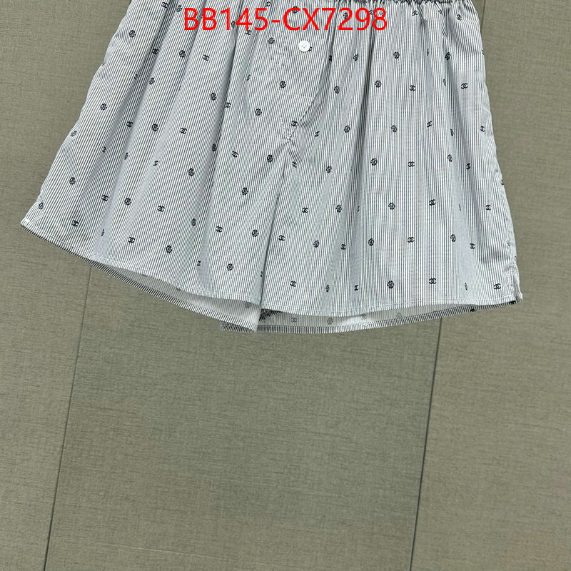 Clothing-Chanel what best designer replicas ID: CX7298 $: 145USD