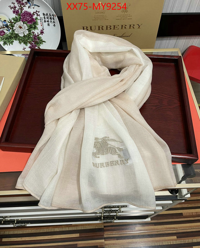 Scarf-Burberry replica shop ID: MY9254 $: 75USD