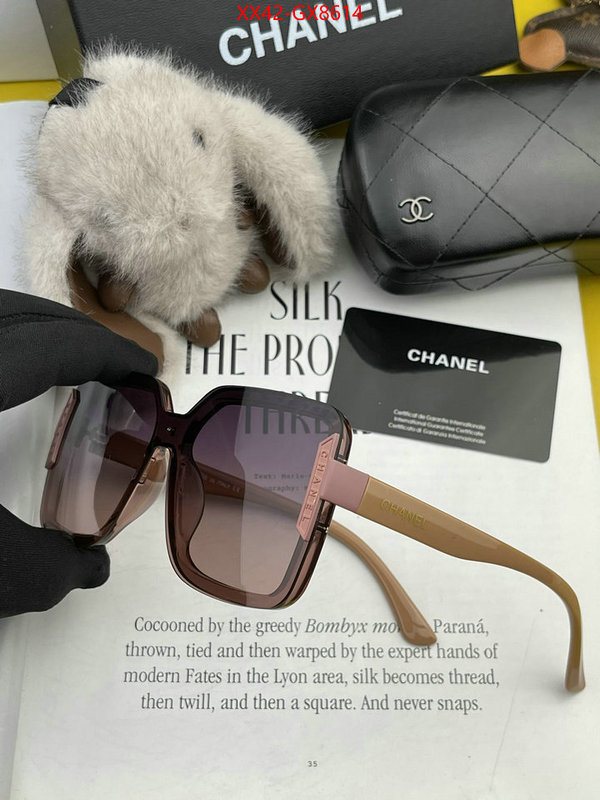 Glasses-Chanel is it ok to buy ID: GX8614 $: 42USD
