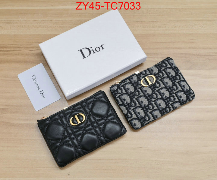 Dior Bags(4A)-Wallet- top quality ID: TC7033 $: 45USD,