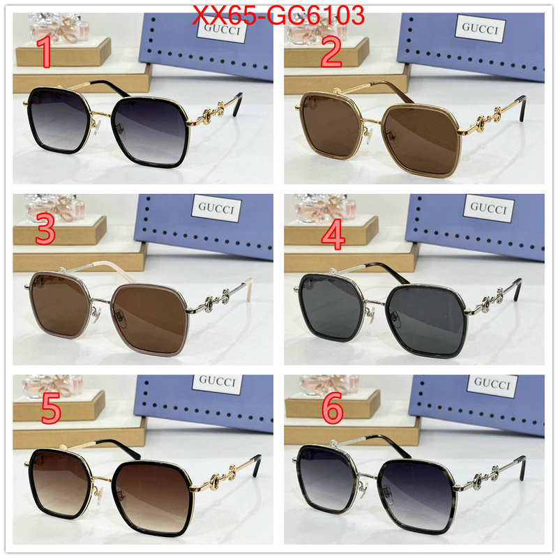 Glasses-Gucci copy aaaaa ID: GC6103 $: 65USD