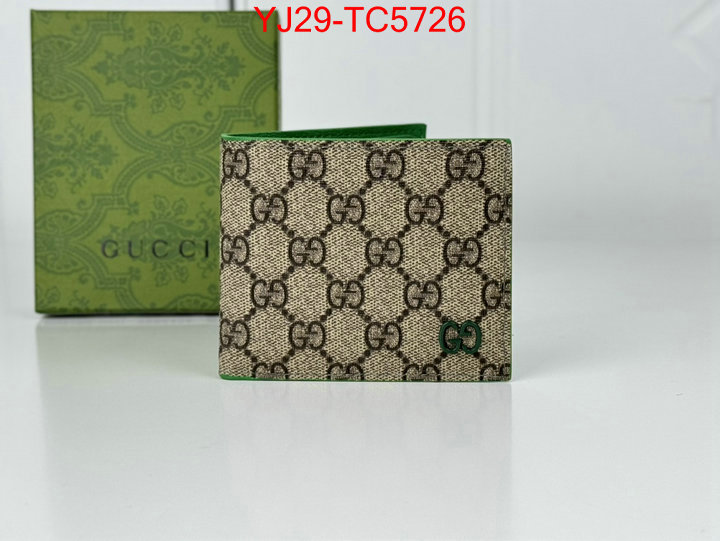 Gucci Bags(4A)-Wallet- best website for replica ID: TC5726 $: 29USD,