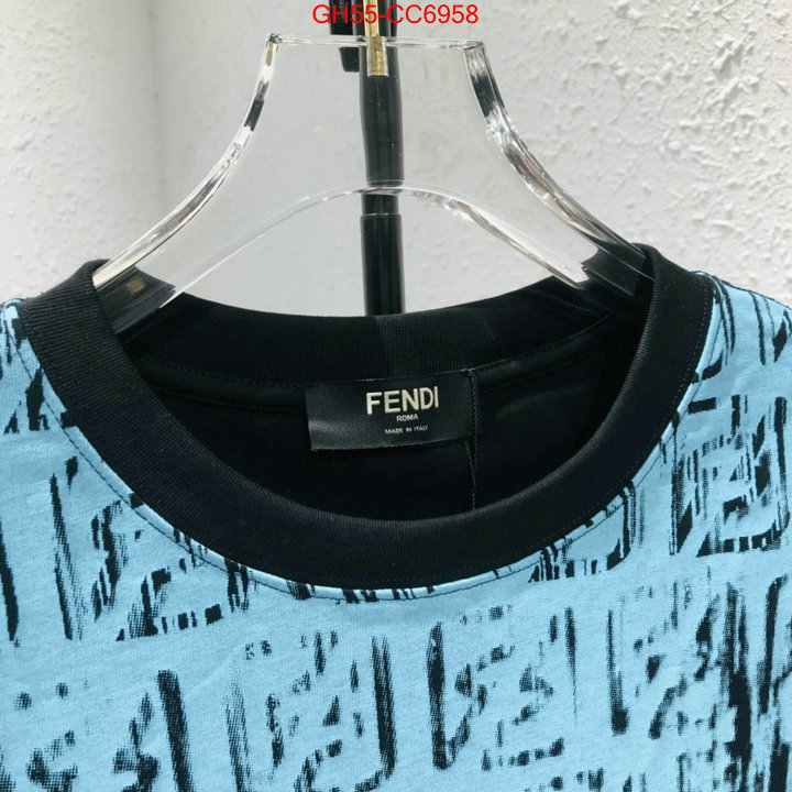 Clothing-Fendi luxury cheap replica ID: CC6958 $: 55USD