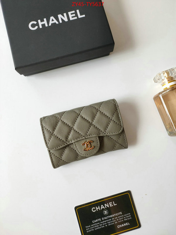 Chanel Bags(4A)-Wallet- replica aaaaa+ designer ID: TY5637 $: 45USD,