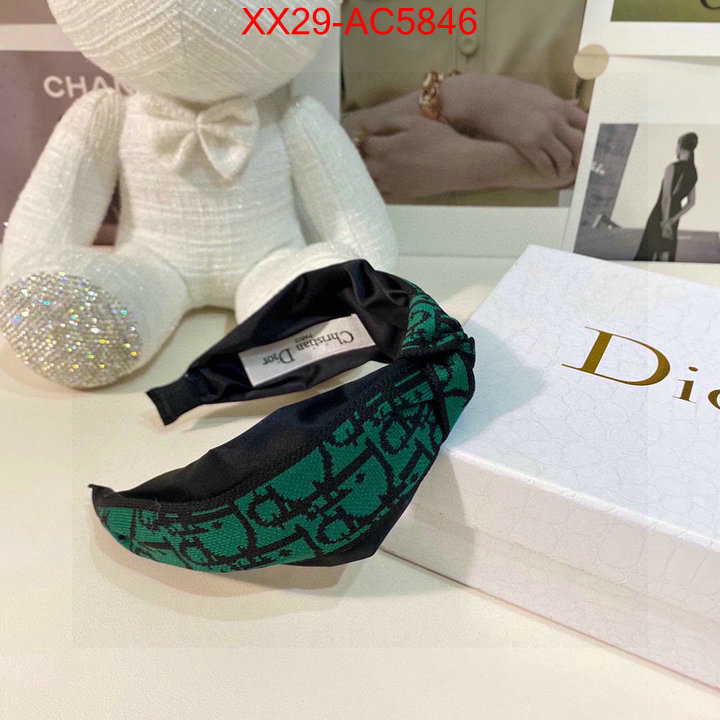 Hair band-Dior mirror copy luxury ID: AC5846 $: 29USD