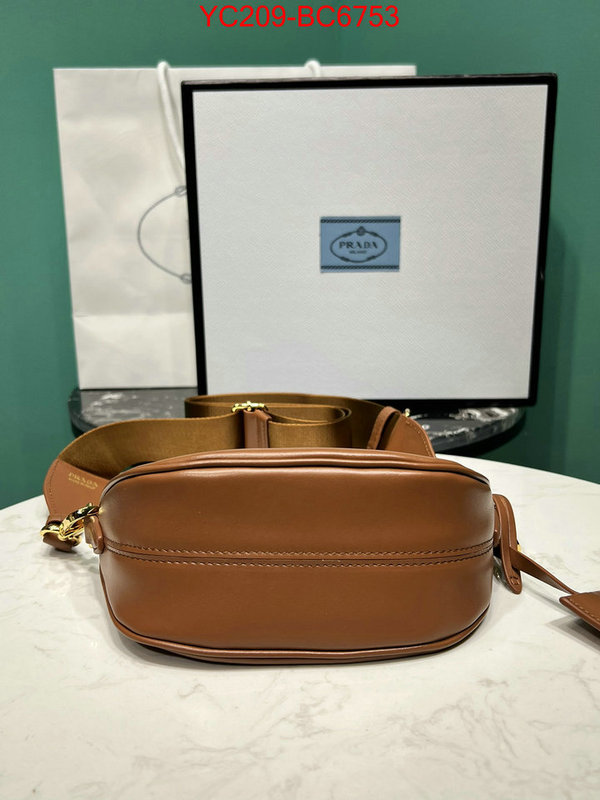 Prada Bags(TOP)-Crossbody- the highest quality fake ID: BC6753 $: 209USD,