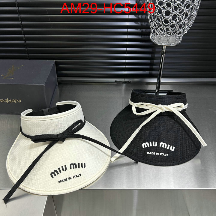 Cap(Hat)-Miu Miu where should i buy to receive ID: HC5449 $: 29USD
