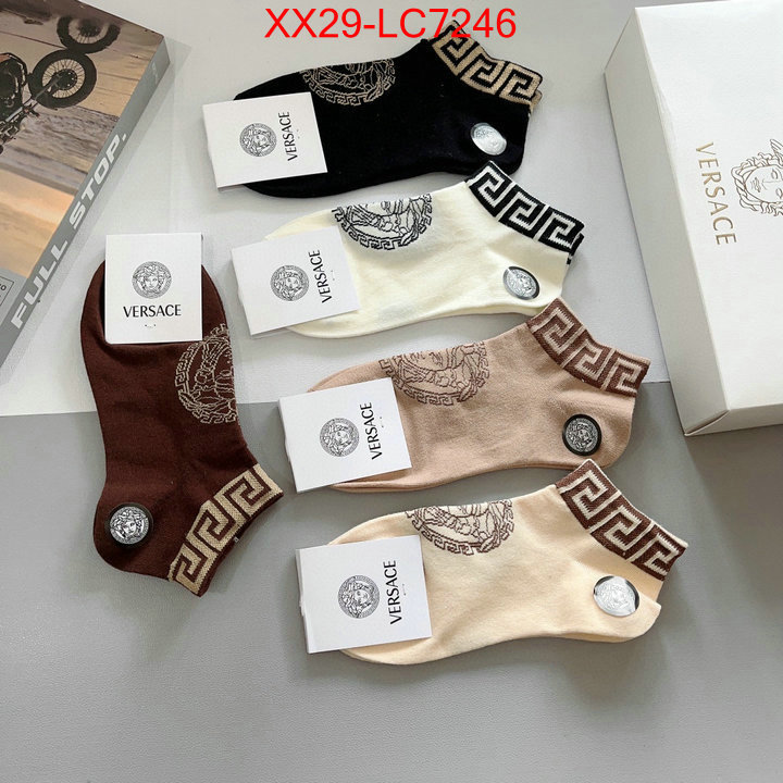 Sock-Versace what's the best to buy replica ID: LC7246 $: 29USD