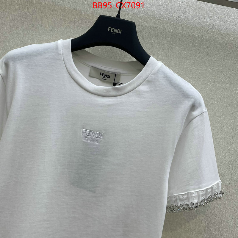 Clothing-Fendi replcia cheap from china ID: CX7091 $: 95USD