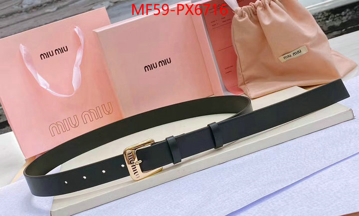 Belts-MIU MIU online shop ID: PX6716 $: 59USD