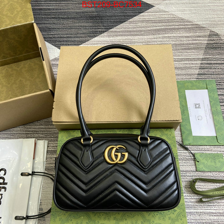 Gucci Bags(TOP)-Marmont customize the best replica ID: BC7534 $: 209USD,