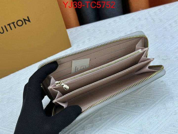 LV Bags(4A)-Wallet 7 star quality designer replica ID: TC5752 $: 39USD,