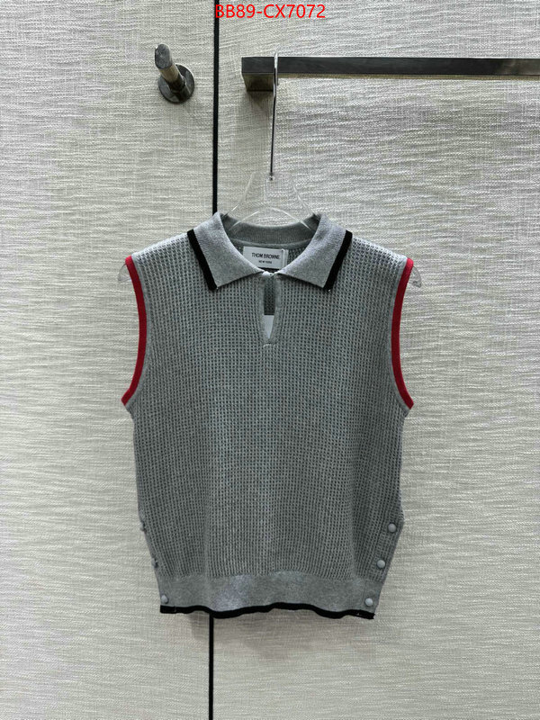 Clothing-Thom Browne for sale cheap now ID: CX7072 $: 89USD